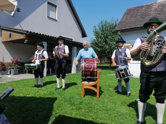 Geburtstagsständchen Franz Hartinger  8.8.2020