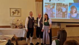 Dankeschön an Josef Fröhlich - Fleißigster Probenbesucher